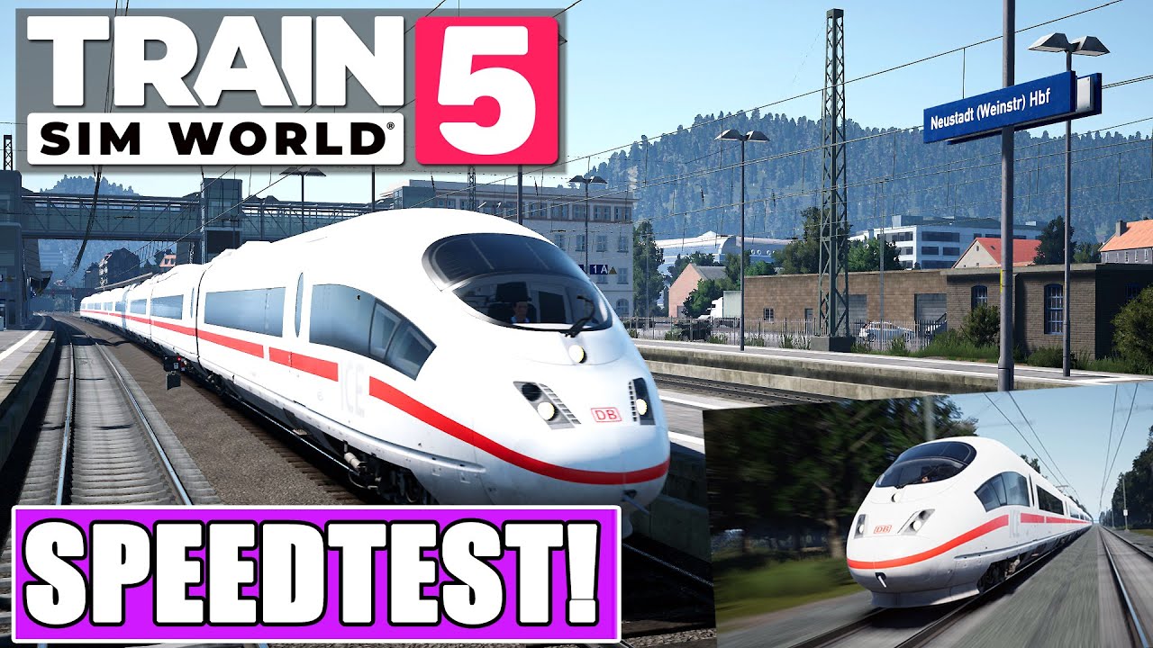 TSW5 ICE 3 SCHNELLFAHRTEST auf Mannheim Kaiserslautern | Train Sim World 5 Gameplay