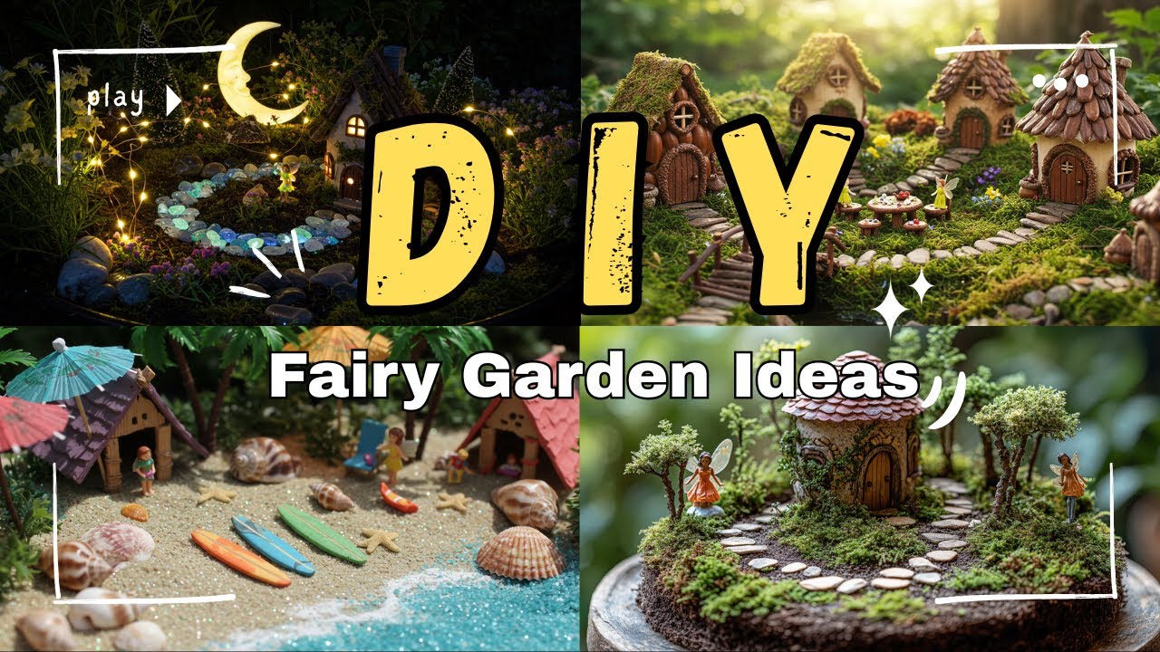 ✨Top 10✨ DIY Fairy Garden Ideas ♀️ A Touch of Magic in Miniature Form that will SURPRISE You!