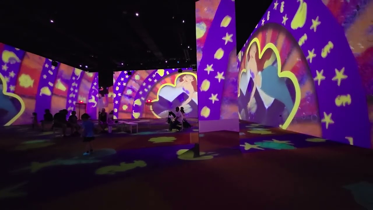 Short video of Disney Animation immersive experience  7