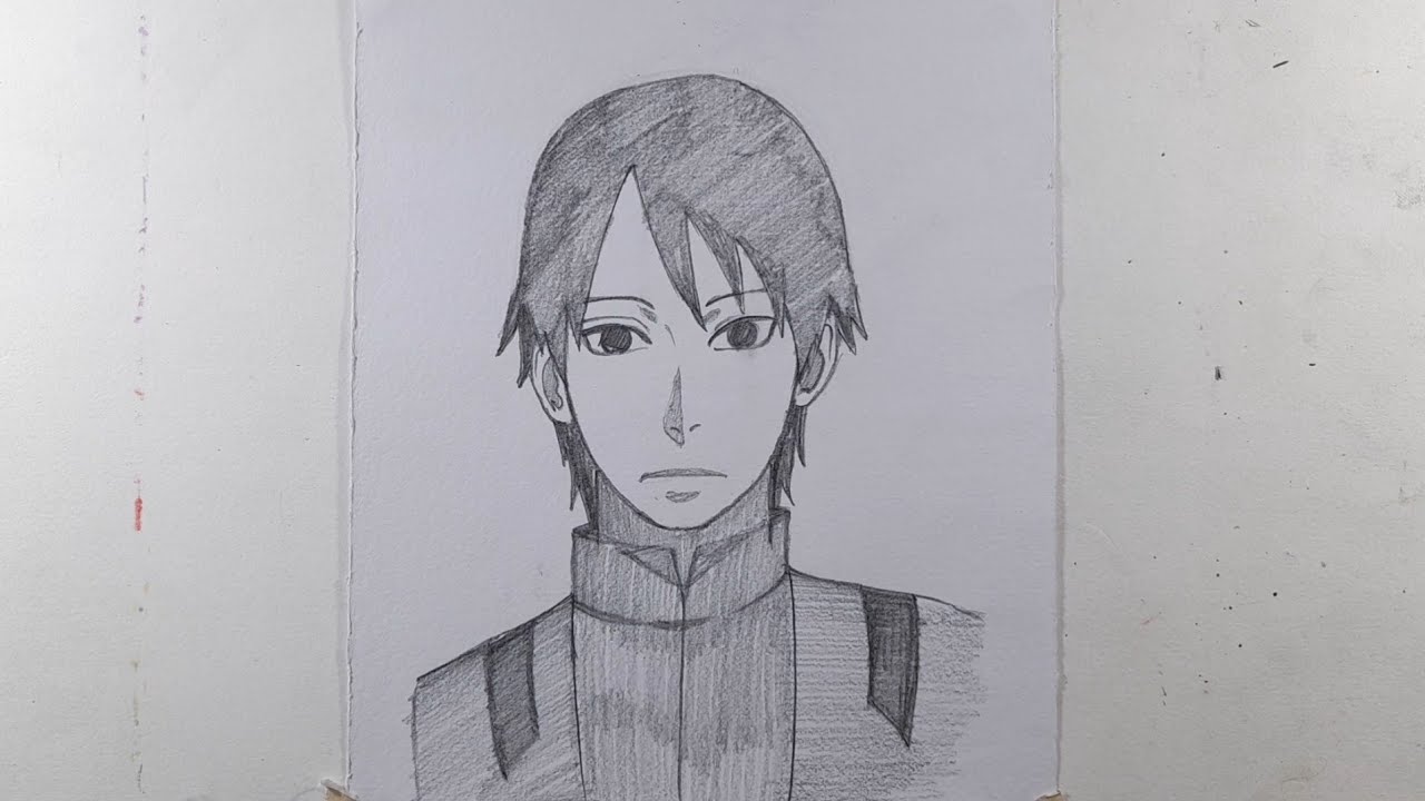 How To Draw Sai, Sai Drawing Step By Step, Easy Anime Drawing, 