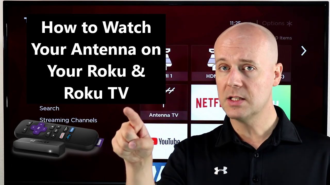 Как смотреть антенну на Roku и Roku TV