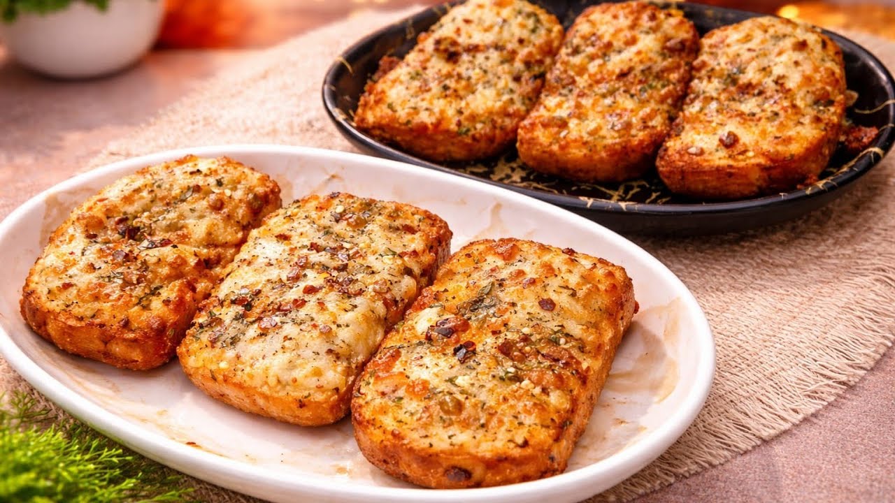 Cheese Burst Garlic Bread Without Oven Recipe By Kitchen With Ayzu