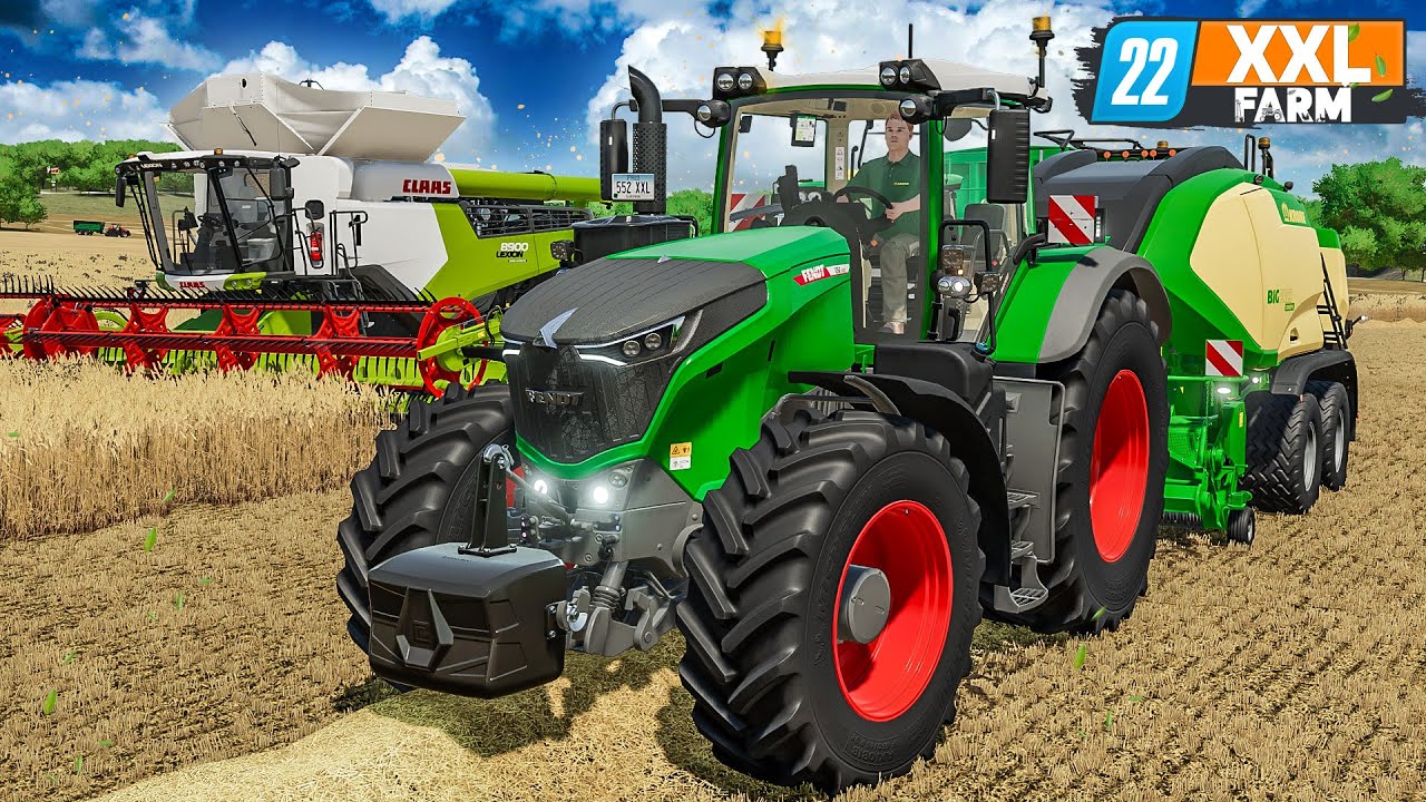 LS22: Weizenernte und Ballenaction - es geht rund! | XXL Farm #72 | FARMING SIMULATOR 22