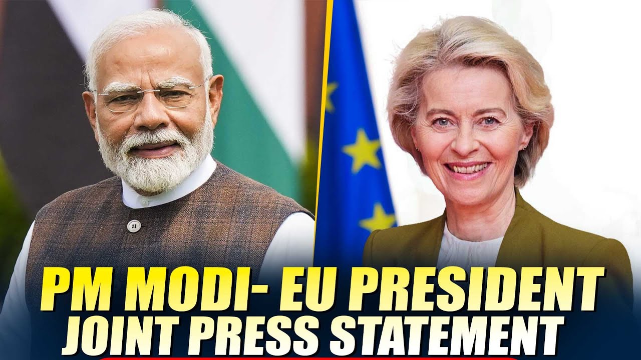LIVE: Joint Press Statement by EU President Ursula von der Leyen, PM Modi at Hyderabad House