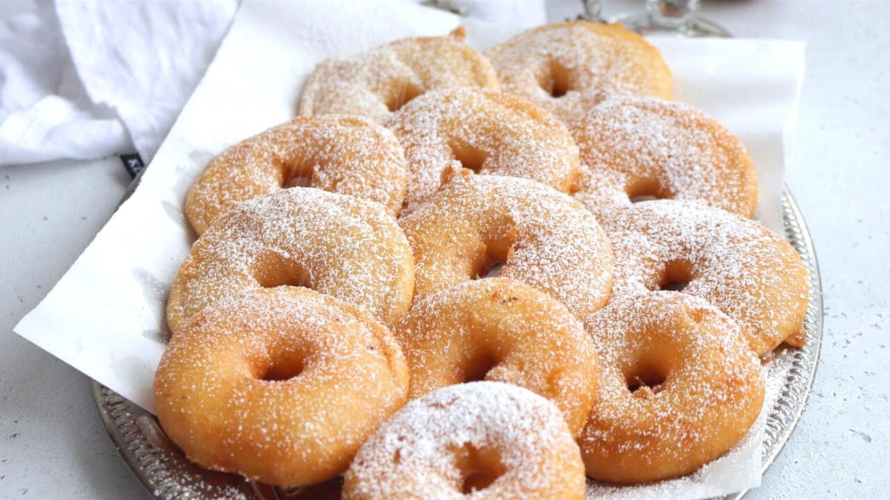 VEGAN APPLE FRITTERS - Italian Recipe