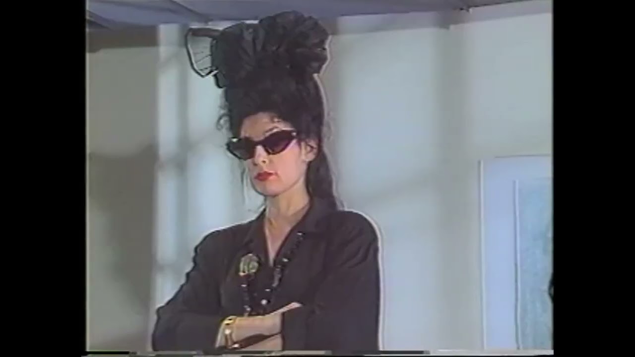 Diane Pernet in Willoughby Sharp's Downtown New York 1986