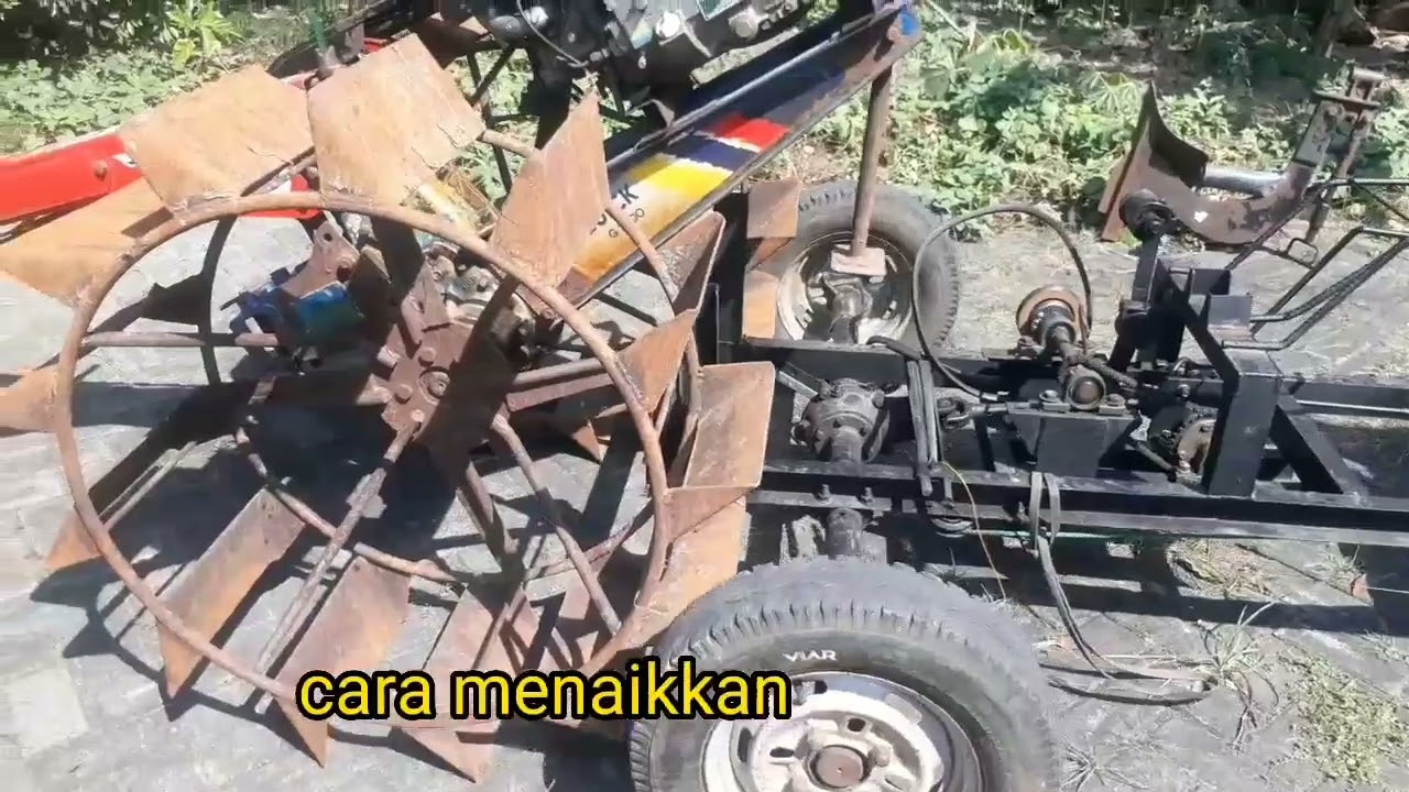 gledekan traktor sederhana praktis aman dan nyaman buatan sendiri