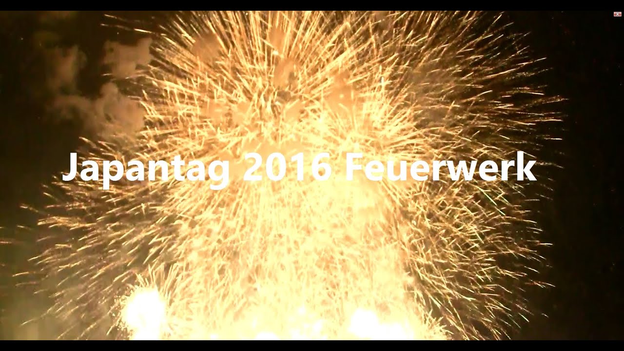 Feurwerk Japantag 2016 Düsseldorf Vuurwerk Fireworks 日本の日
