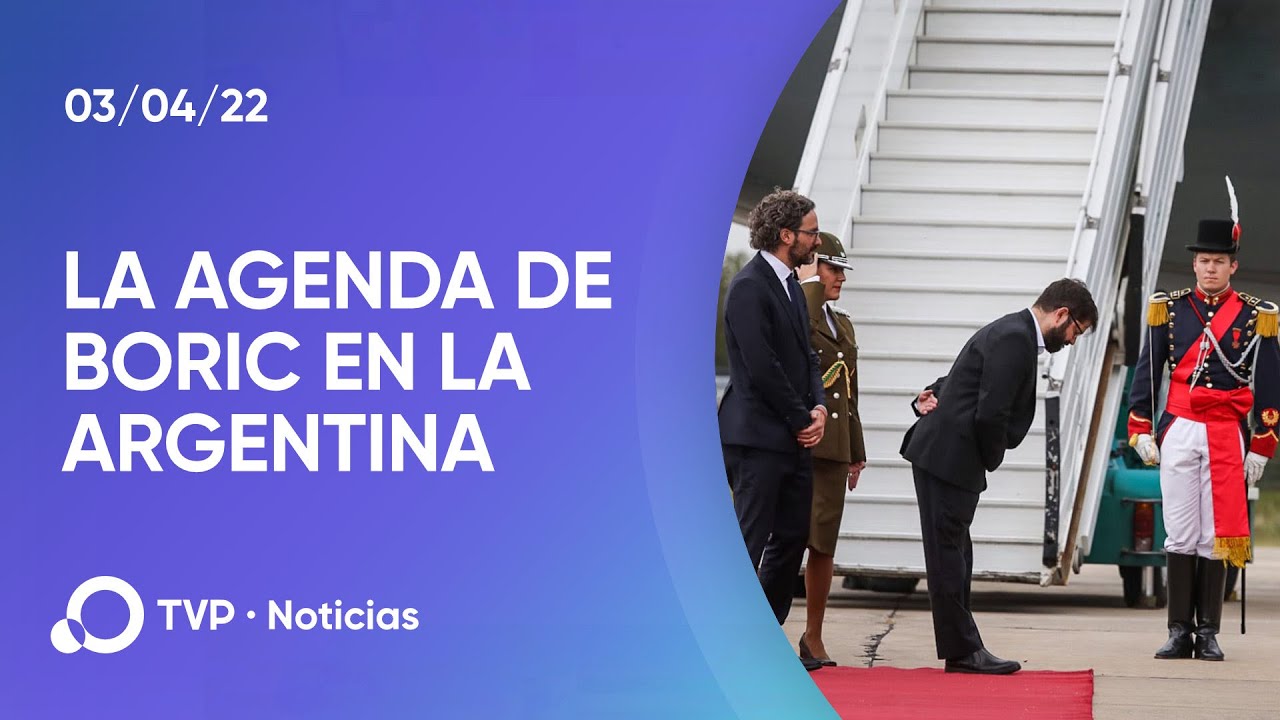 Boric, el presidente chileno, llegó a la Argentina