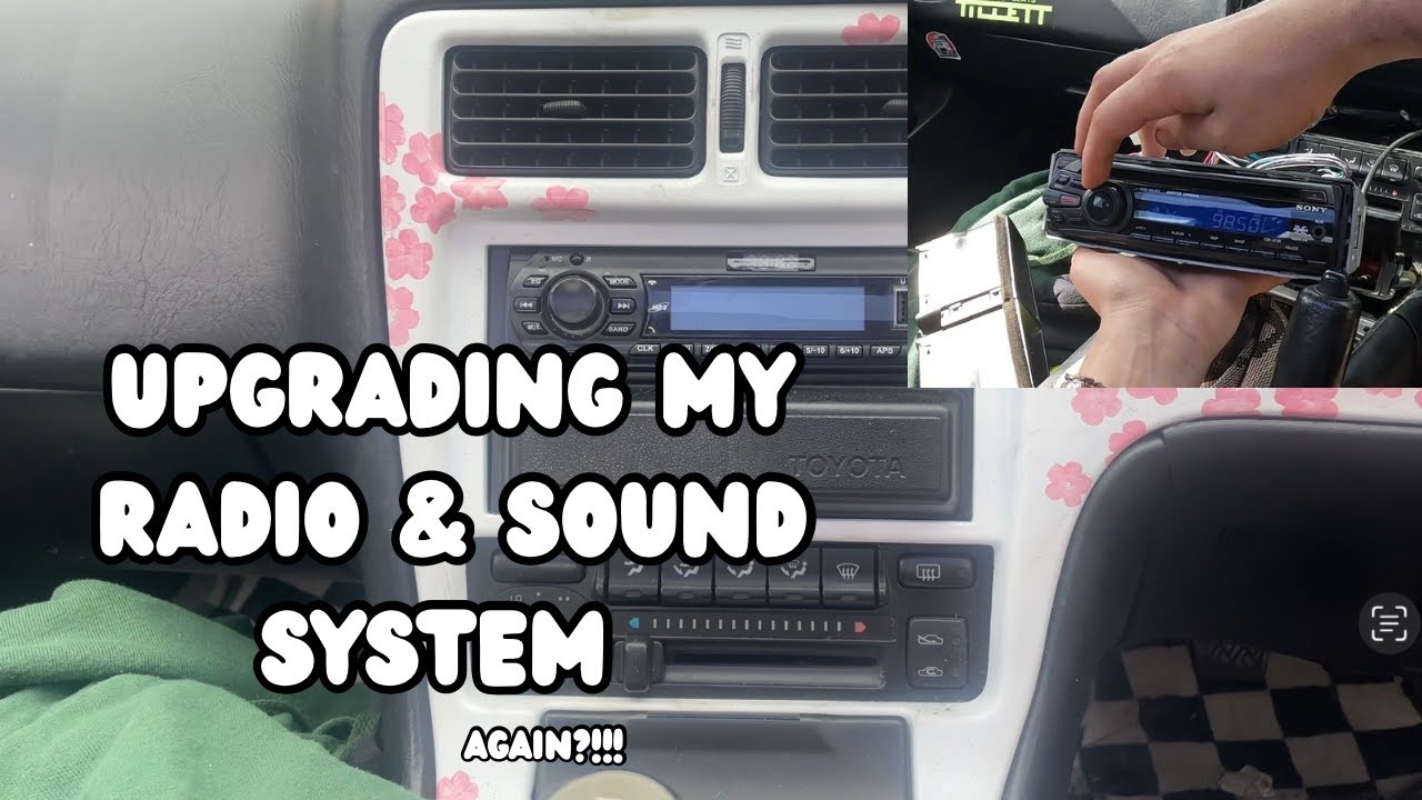 Upgrading My Car Radio & Sound System on my Toyota MR2… AGAIN?! 🔊😅