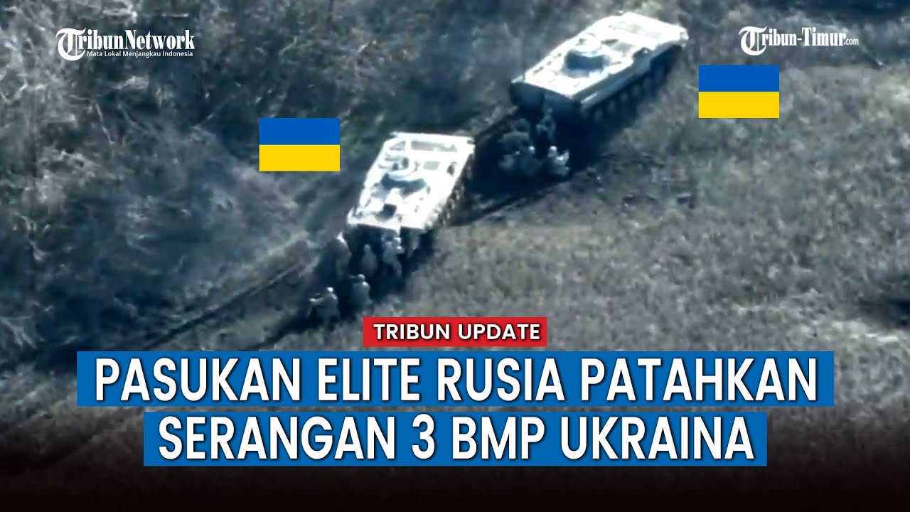 Pasukan Elite Rusia Tangkis Serangan Ukraina, Buat Kendaraan Tempurnya Berasap dan Mundur!