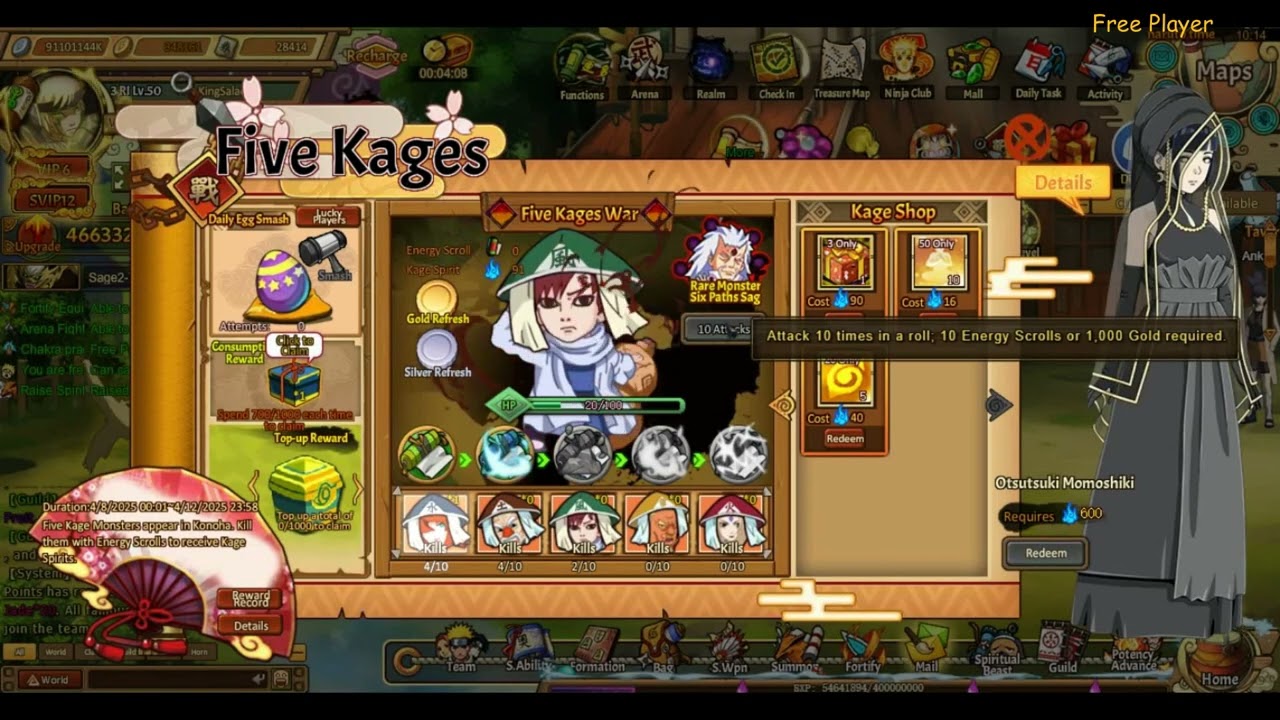 FIVE KAGES   ► Unlimited Ninja |Ninja Classic | Anime Ninja | Ninja World Online