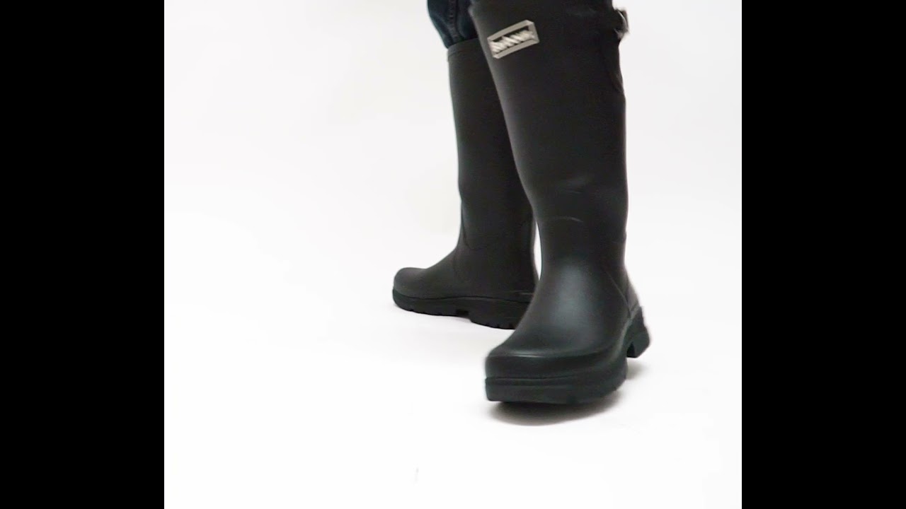 Barbour TEMPEST Mens Rubber Tall Wellington Boots Black | Shuperb&trade;