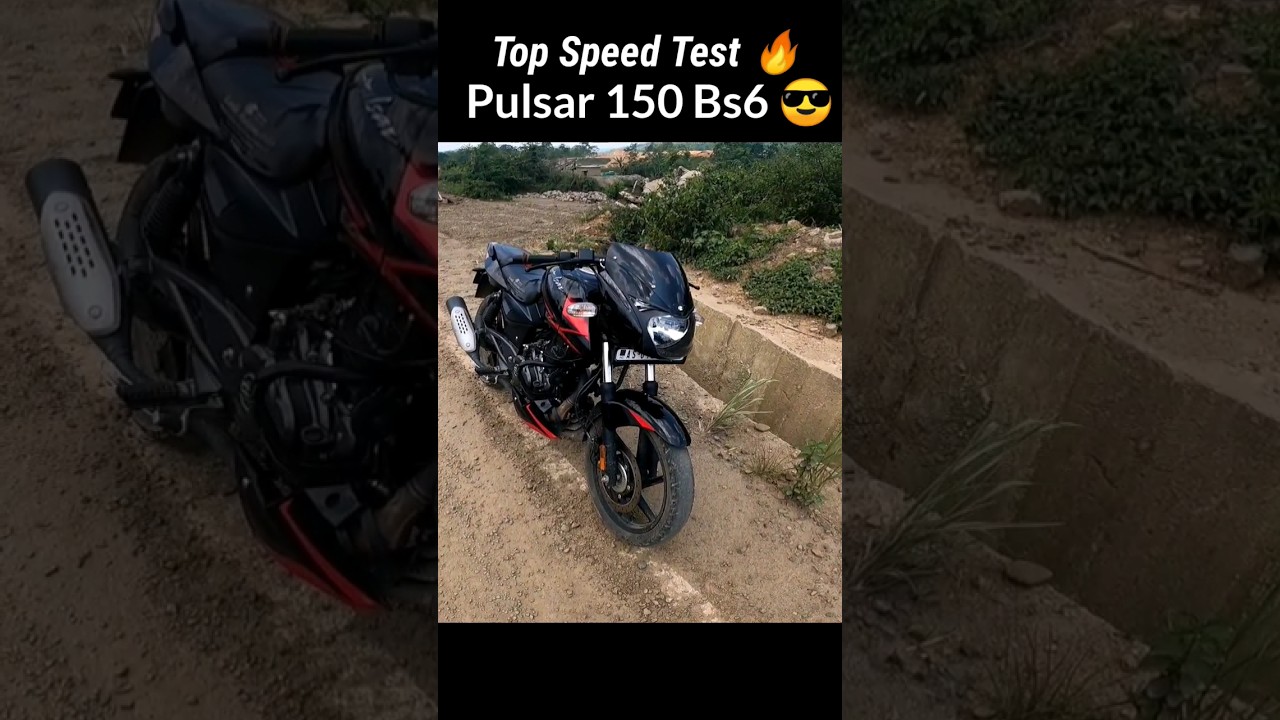 Pulsar 150 bs6 top speed Test 🔥