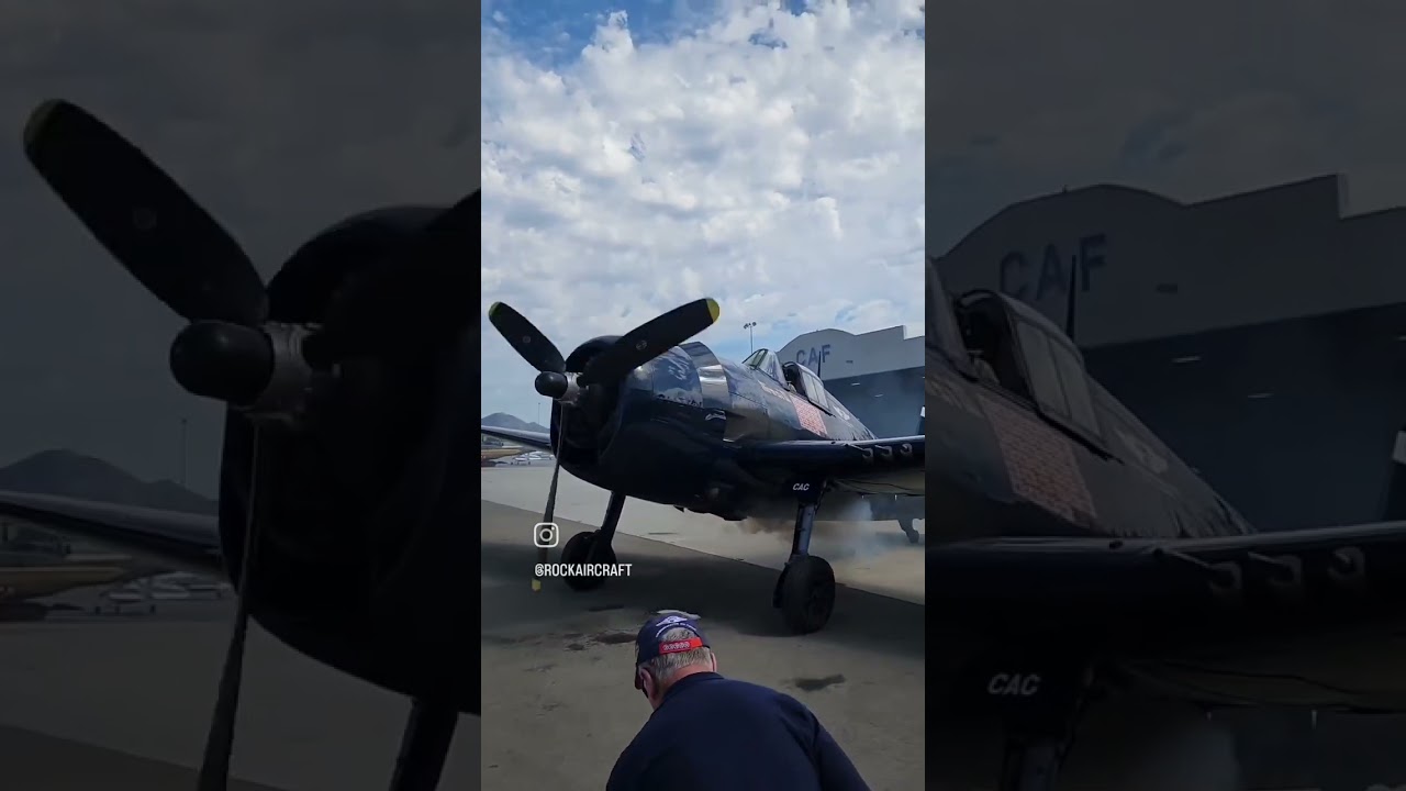 I Love Aviation | T6 Texan Startup | Warbirds