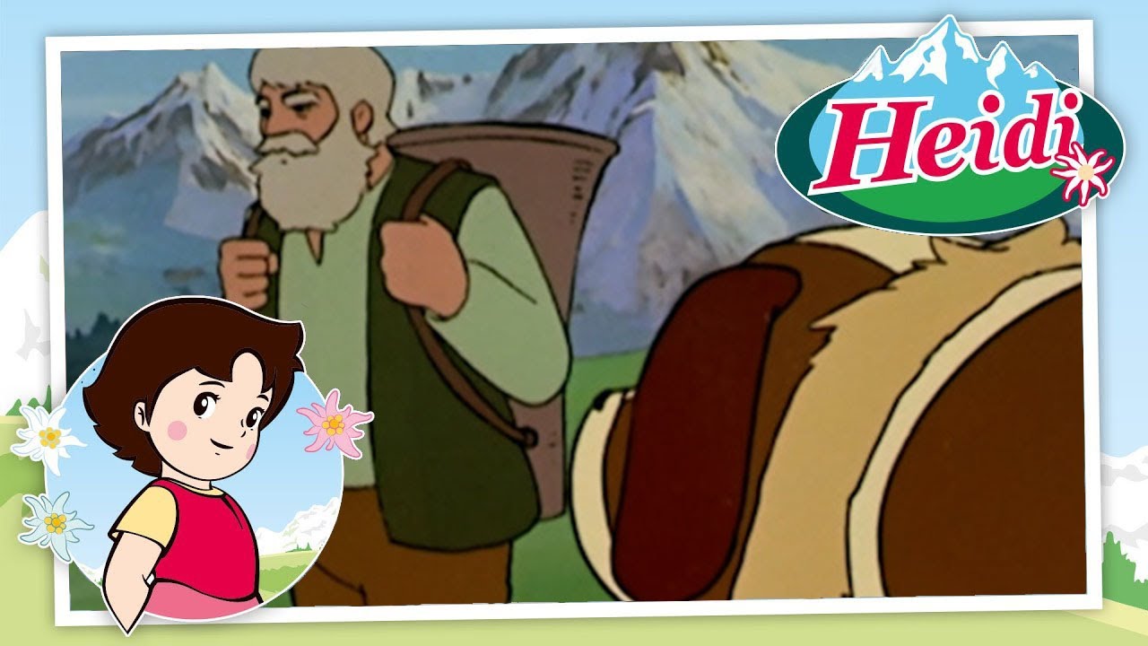 🗻El abuelo se pone en marcha - Heidi - Studio100 KIDS - Escenas divertidas 🏔🌹🌲🗻
