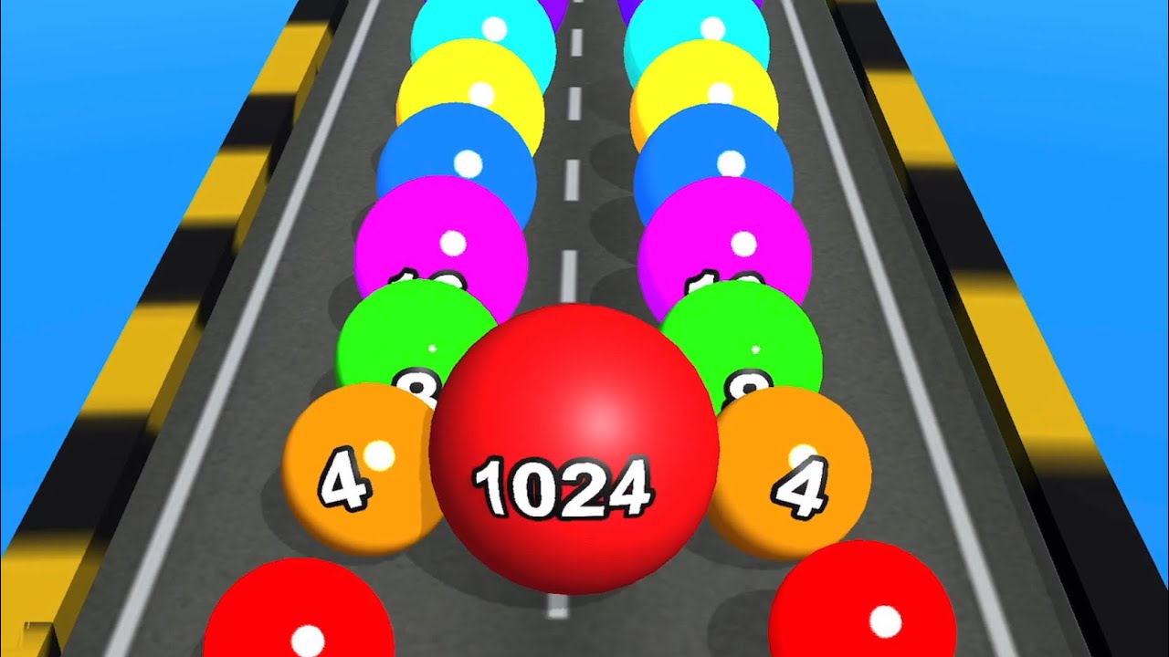 2048 Colors Ball Run 💸🎱❤️MAX LEVELS!! All Levels Gameplay Walkthrough Android, iOS NEW UPDATE