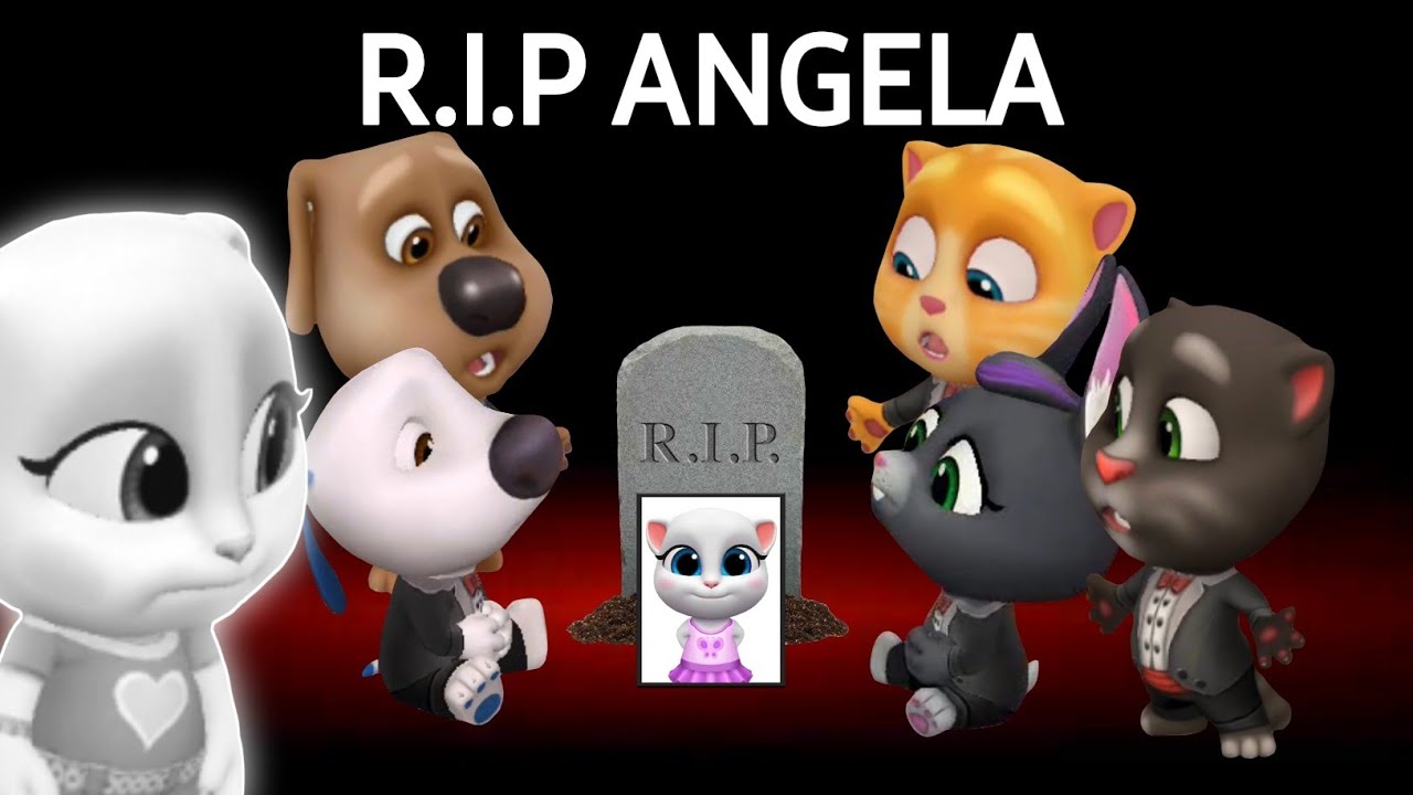 R.I.P ANGELA - GOODBYE ANGELA - AMONG US - My Talking Tom Friends - Talking Tom Gold Run 241125 #1
