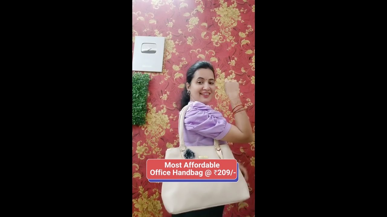Classy Office Bag @ 209/- | Affordable Women's Handbag | Only on  Shopsy #youtube #shorts #officebag