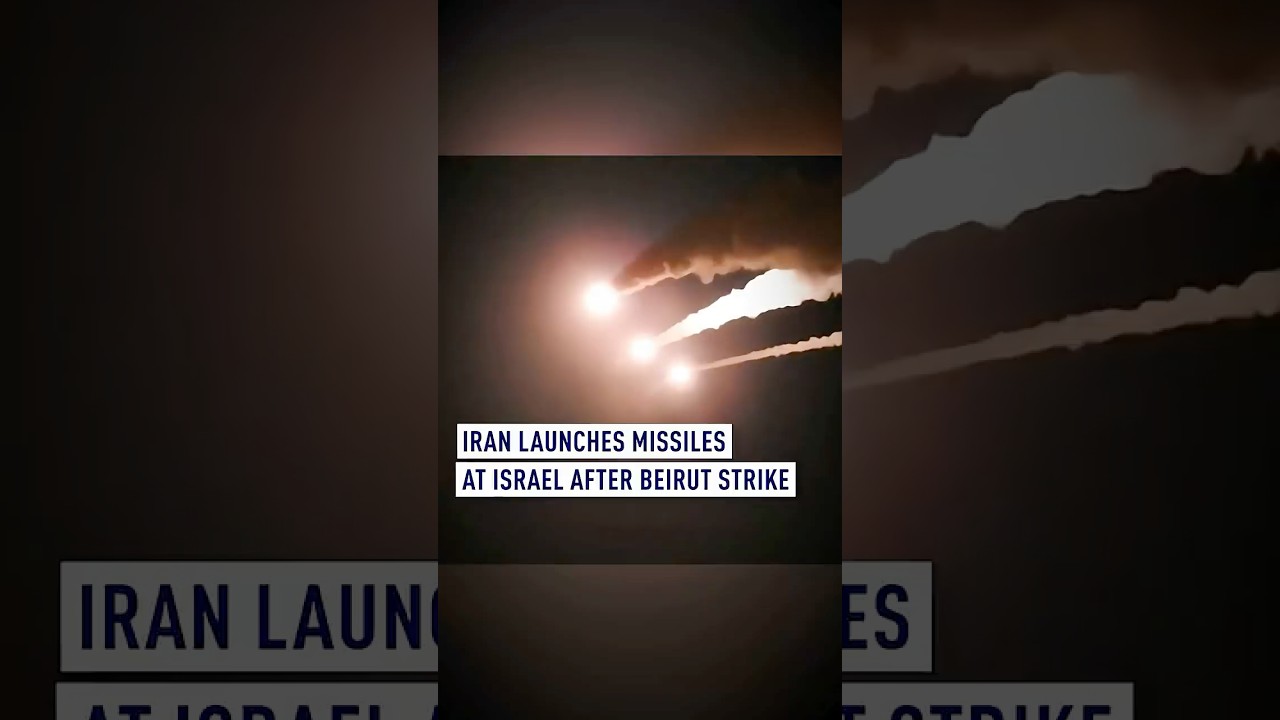 Iran launches missiles at Israel after Beirut strike