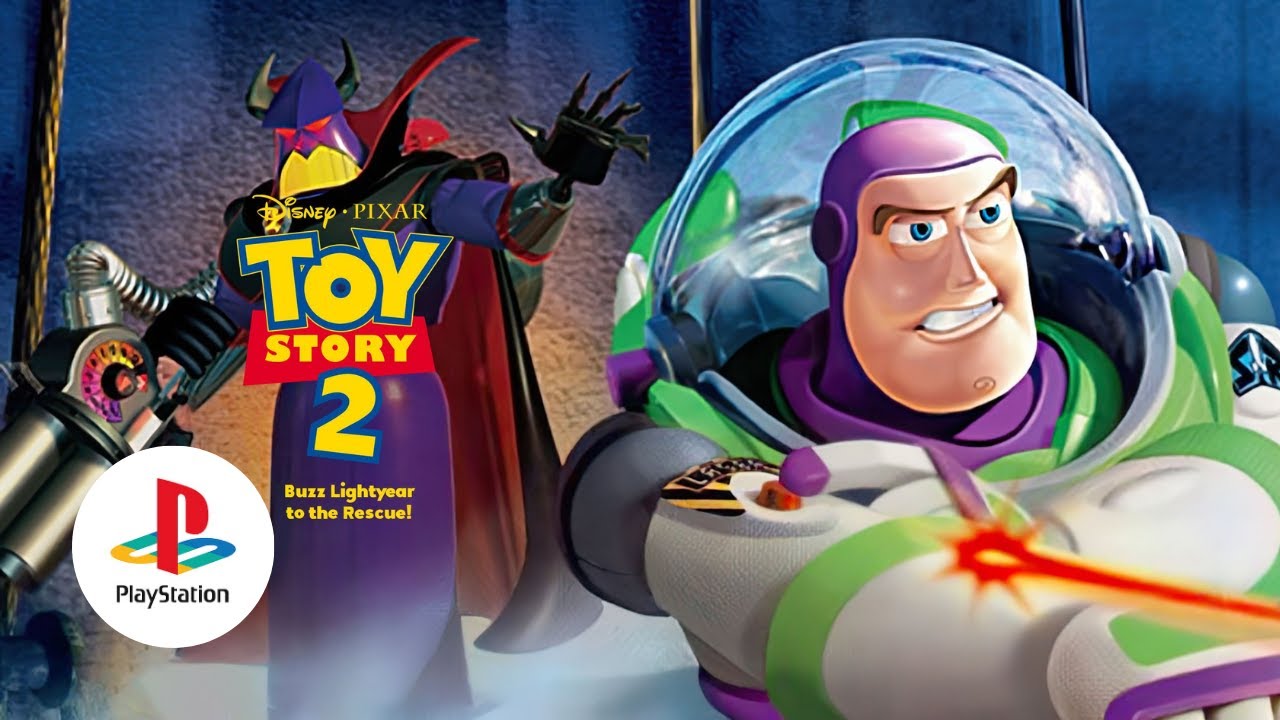 Toy Story 2 Buzz Lightyear To The Rescue | Playstation - Retrotink - Gameplay 4K
