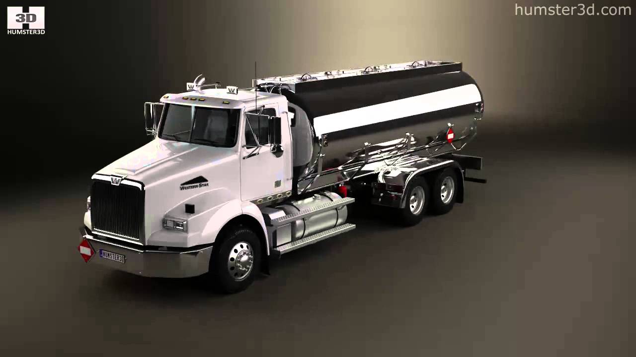 Western Star 4800 Tanker Truck 2016 3D model by 3DModels.org