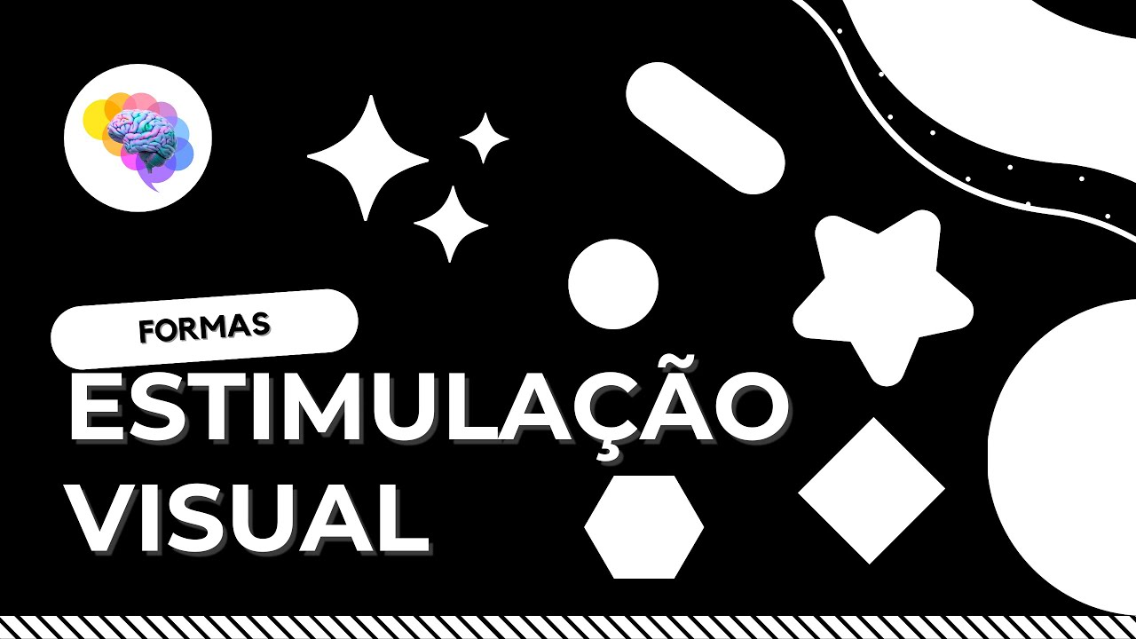 Estimulação Visual para Bebês - Formas | Preto e Branco