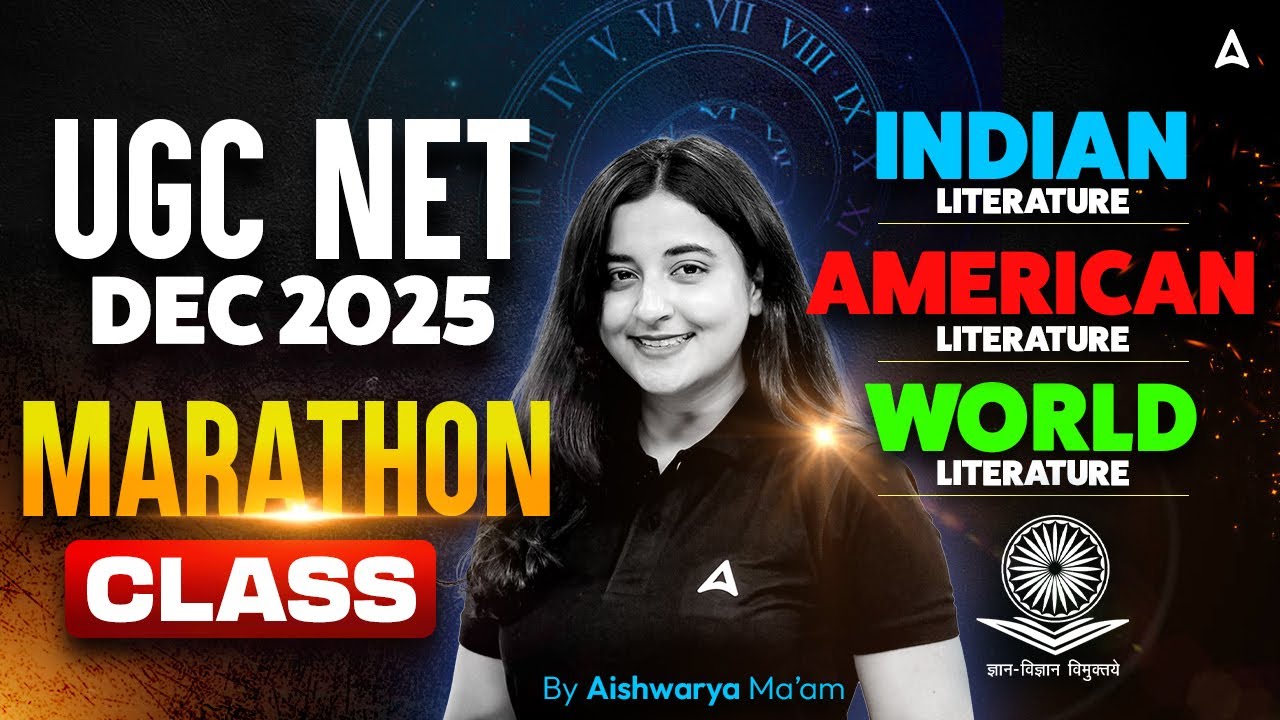UGC NET English Marathon Class | Indian Literature, American Literature, World Literature