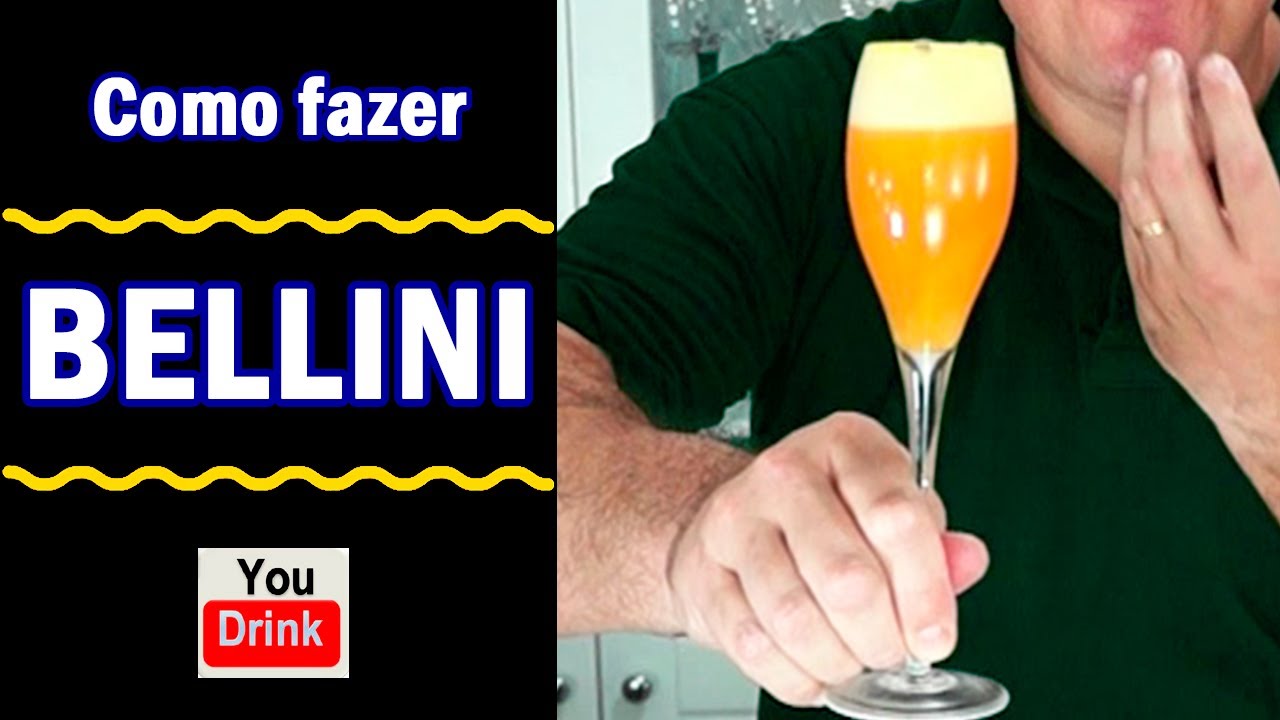 BELLINI - Como fazer / Cocktail com Prosecco