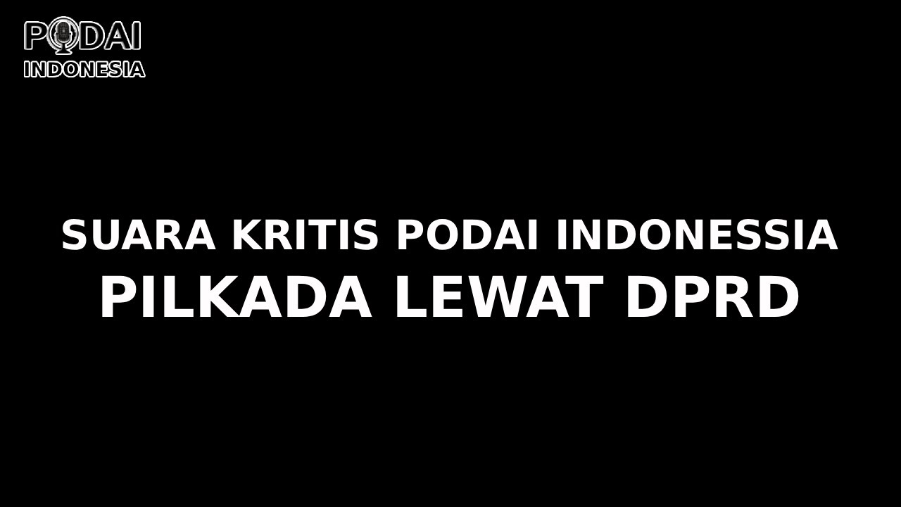 Menolak pilkada lewat DPRD !
