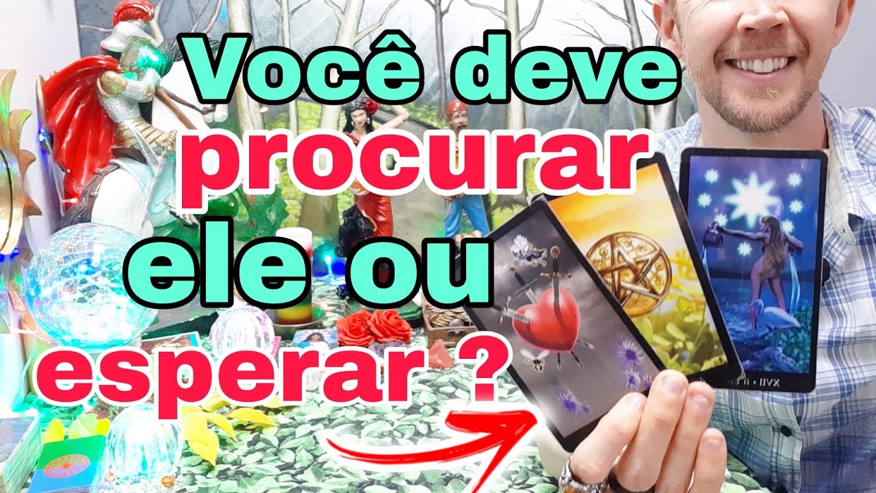 Devo procurar ele ou esperar ? Tudo sobre ele em rela&ccedil;&atilde;o a voc&ecirc; !#tarot,#tarotdehoje