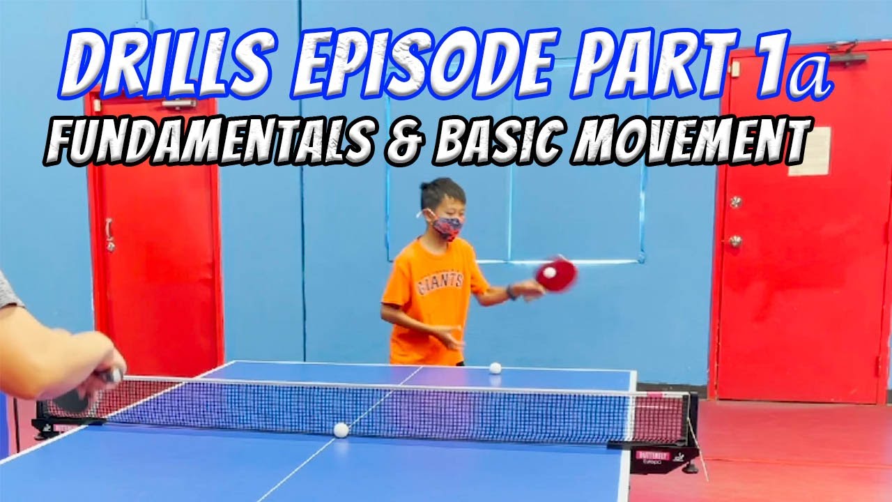 Table Tennis | Ping Pong - Drills Episode Part 1a. Drive & Footwork (Fundamentals Explained) 탁구 기본기