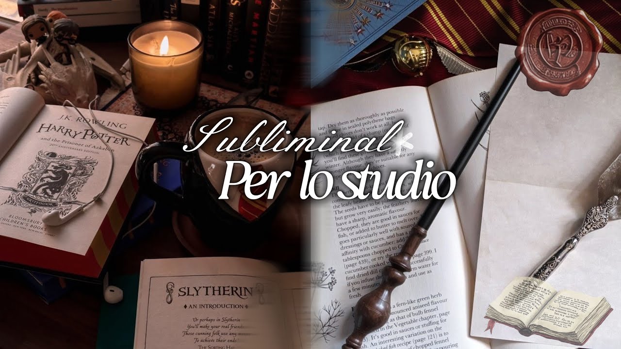 Subliminal da ascoltare mentre studi (+ memoria, voti pi&ugrave; alti, +concentrazione) Harry Potter vibes🪄
