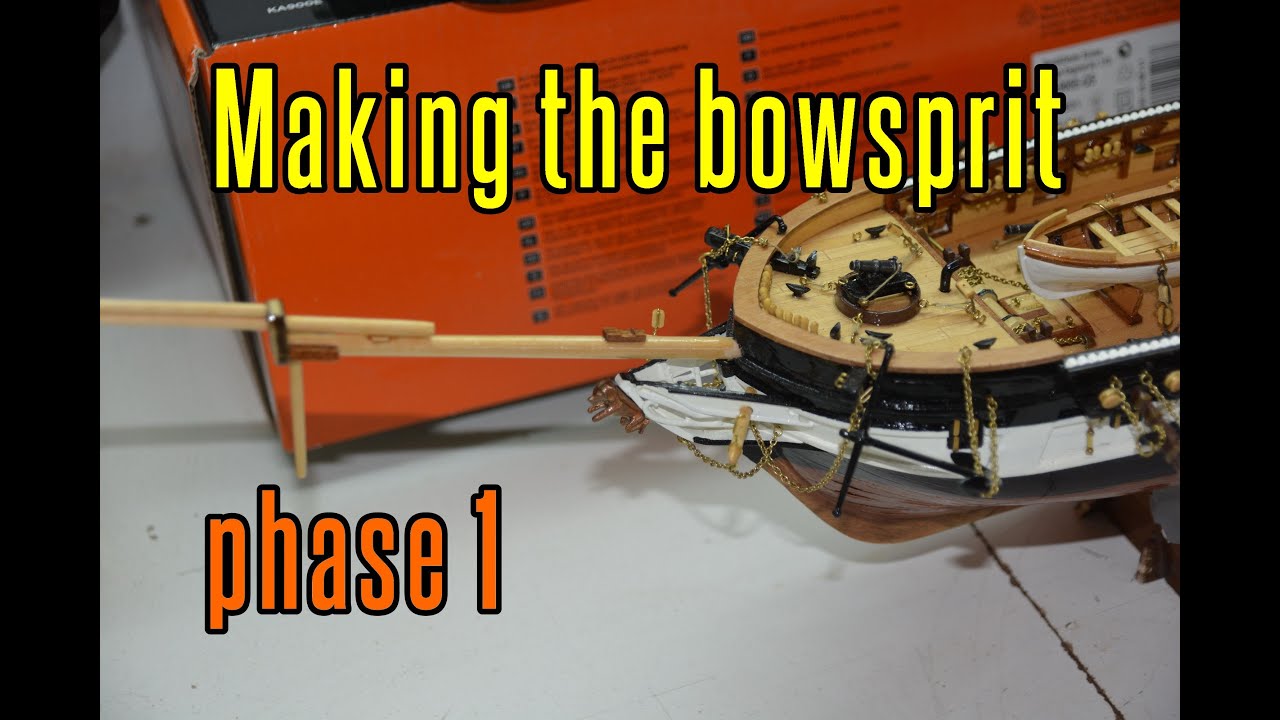 HMS Beagle - part 34 Making The Bowsprit (phase 1)