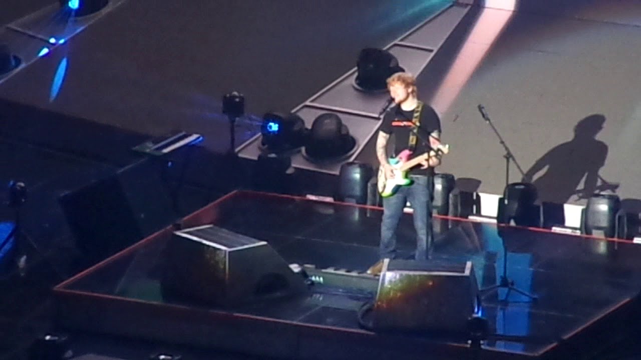 Ed Sheeran Thinking Out Loud Detroit 092717