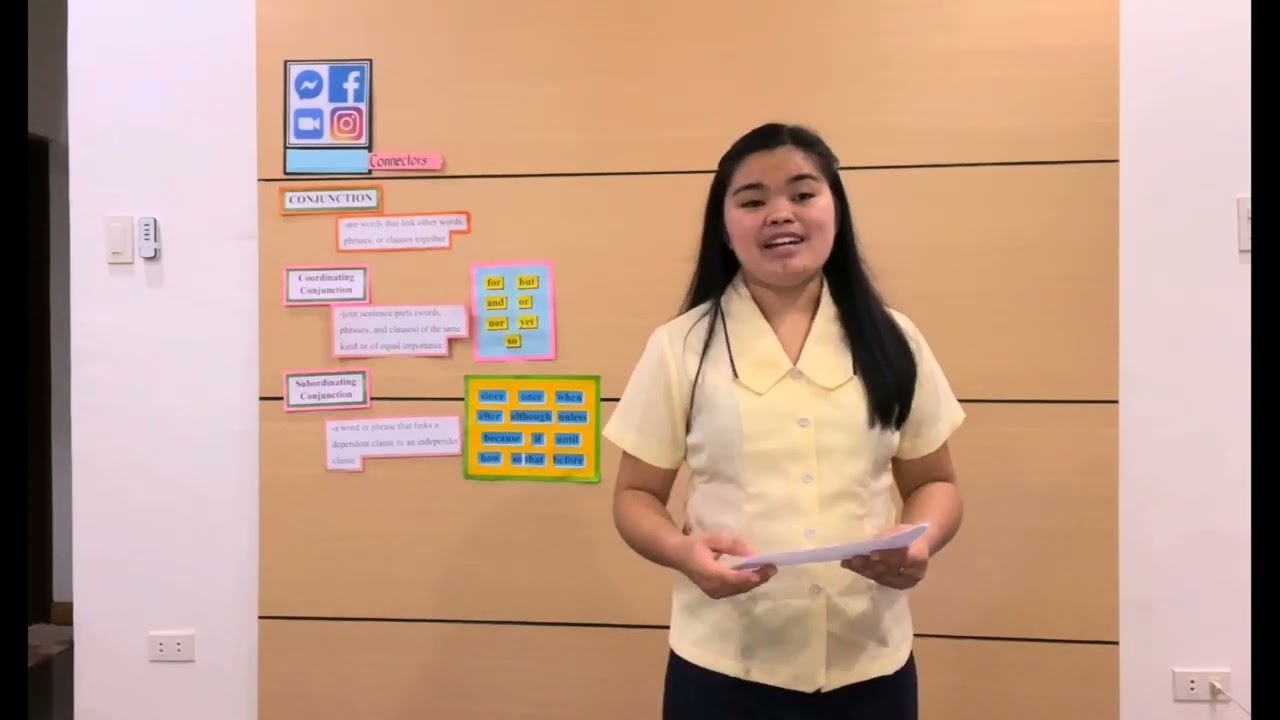 Teaching Demonstration in English (Conjunction)