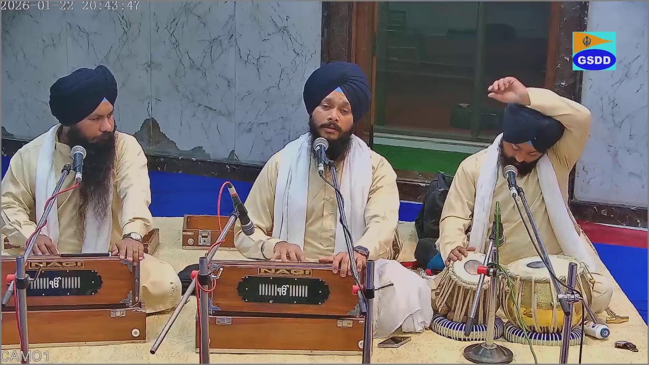 KIRTAN  GURBANI FROM GURDWARA SRI DASHMESH DARBAR GURU TEGH BAHADUR NAGAR SION MUMBAI