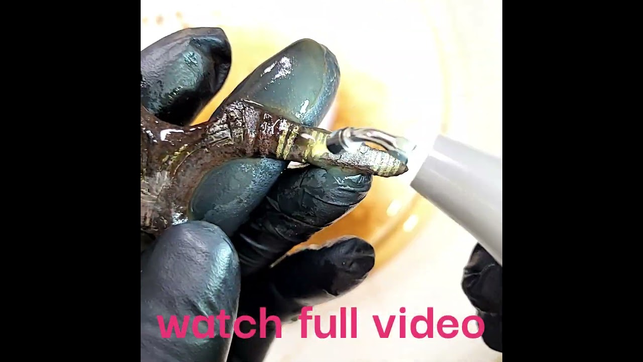 #Gold under Rust #restoration Viking Relic