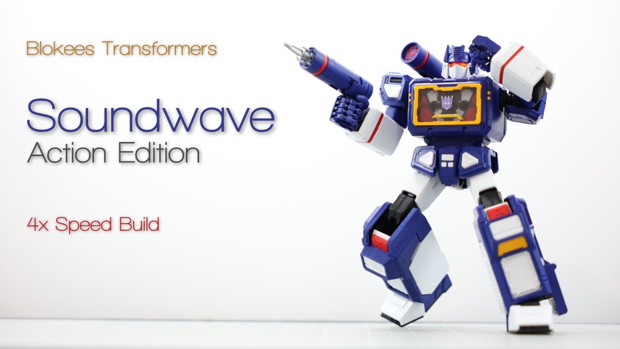 4x Speed Build | Blokees | Soundwave | Action Edition
