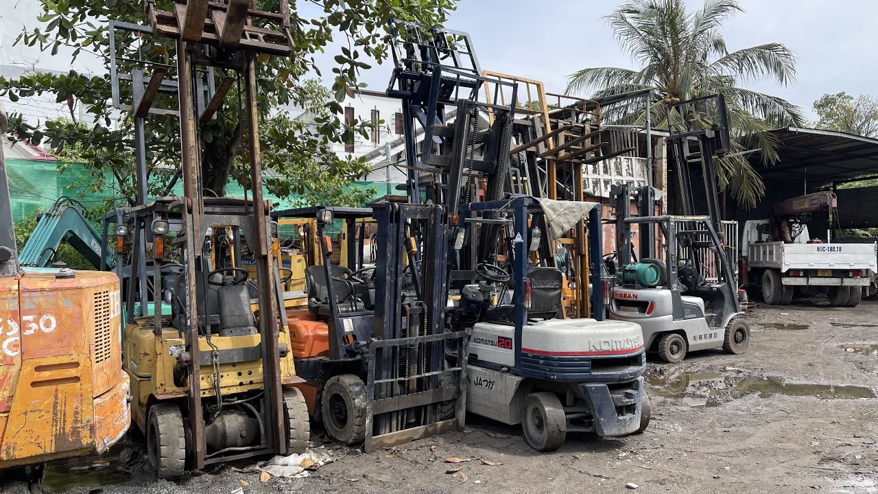 Kho Xe Nâng Nhật Bãi Hơn 30 Chiếc tại Cầu Hoá An Đồng Nai Lh 0908875468