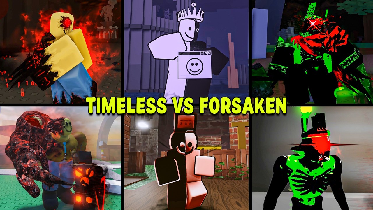 Every Killers + Skin Comparison | FORSAKEN vs TIMELESS