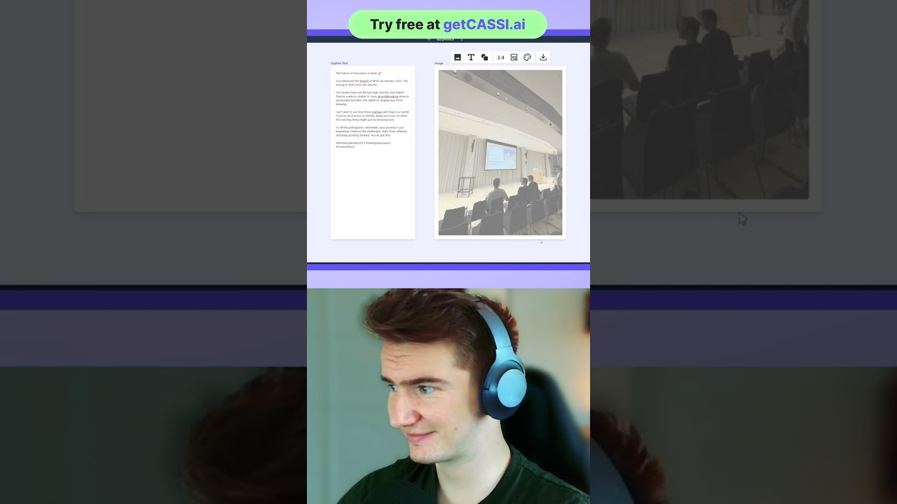 Founders ditch Photoshop - watch a phone snap go LinkedIn-ready in seconds.