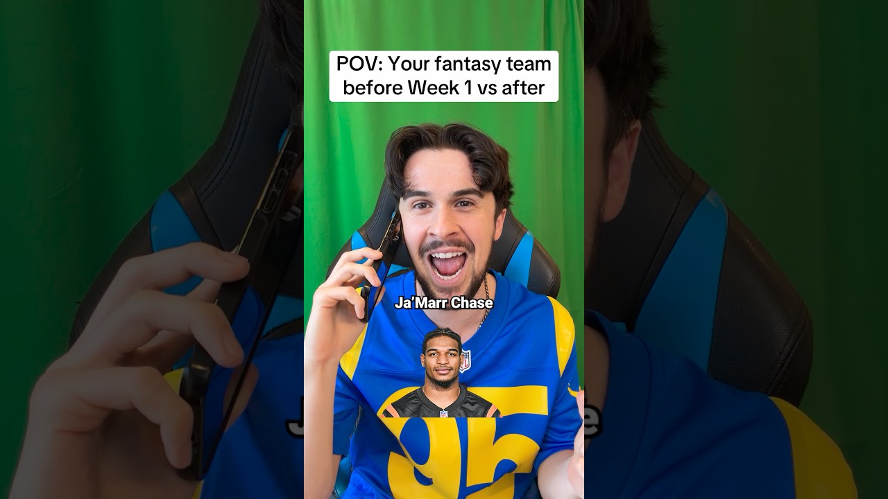POV: Twoja drużyna fantasy przed 1. tygodniem i po nim🤣