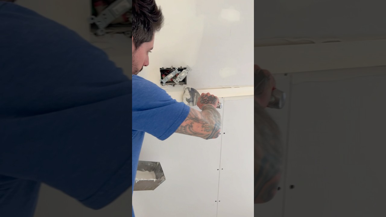 How to tape drywall joints