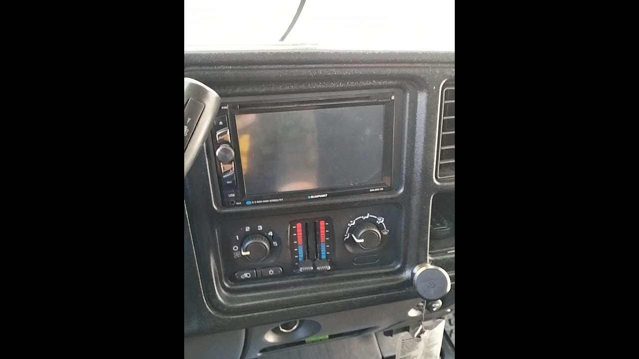 Como instalar el radio de una Silverado  (2003 -2006) para encienda con el switch