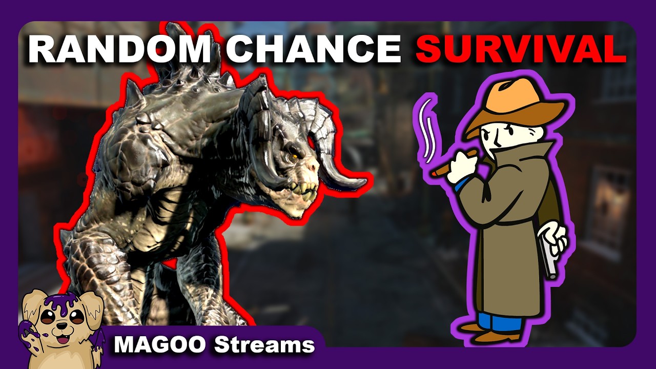 Fallout 4 Survival, Mysterious Stranger Only - Day 1