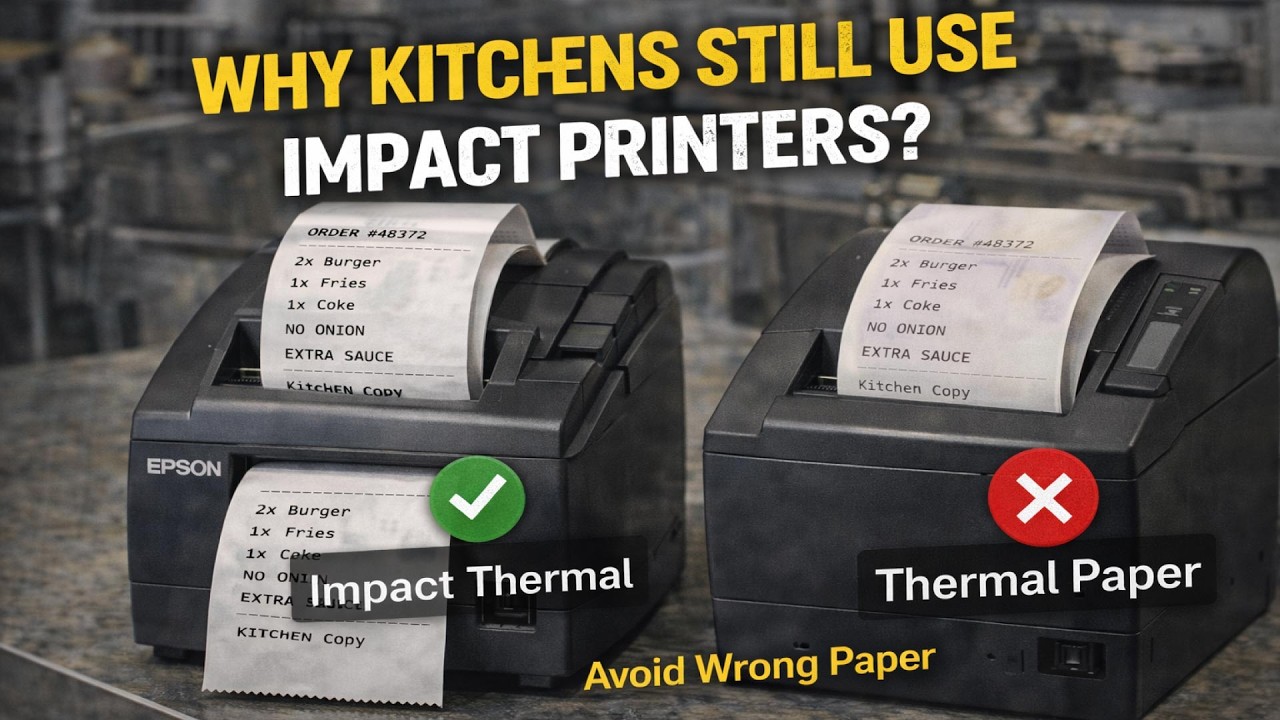 Epson TM-U220B vs Thermal Printers | Why Kitchens Still Use Impact Printing