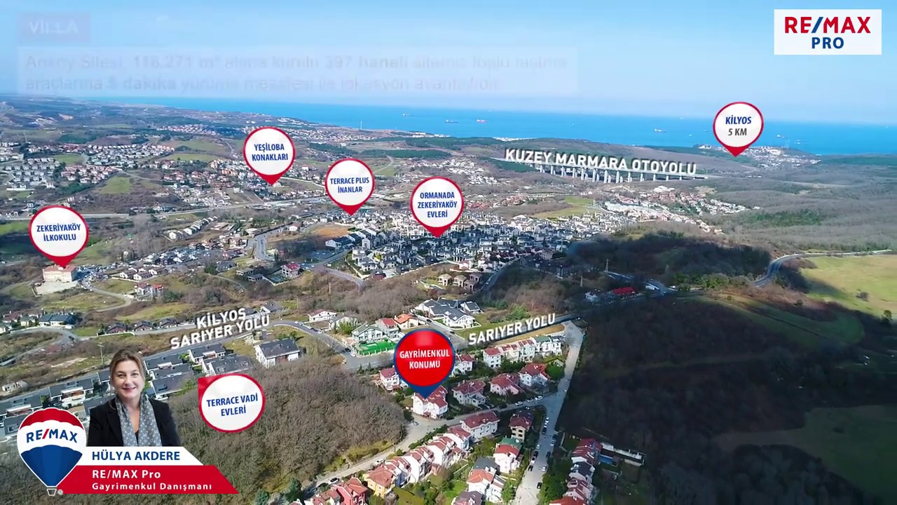 Zekeriyaköy Arıköy Sitesi'nde Satılık Villa🏡