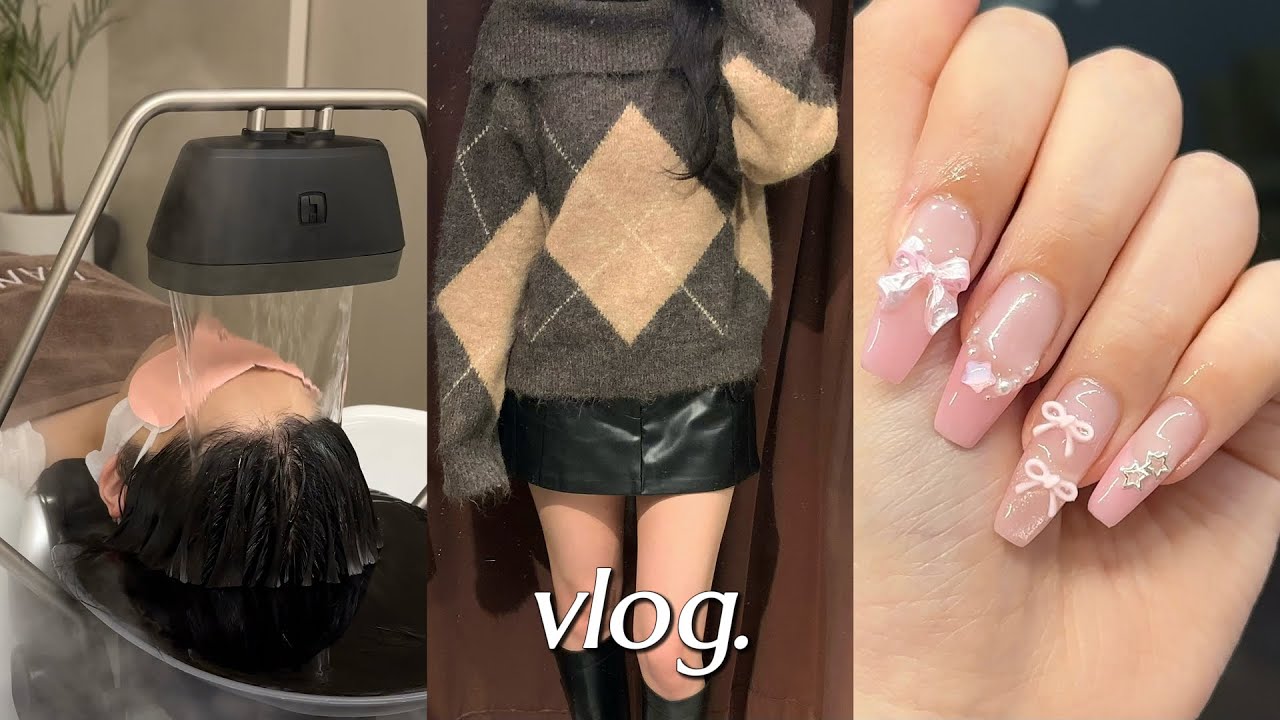 가을맞이 관리의 날🍂25FW 자라 쇼핑, 헤어스파, 네일아트, 피티, 입술필러 상담