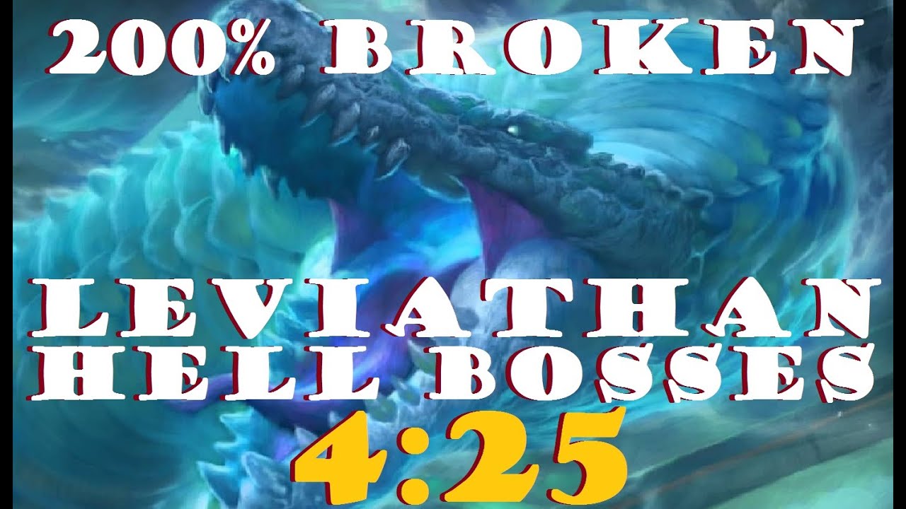 Hellslave: 200% Broken Leviathan Build. Hell Bosses in 4:25! Satan in 17 Seconds! (V 1.4+) *OUTDATED